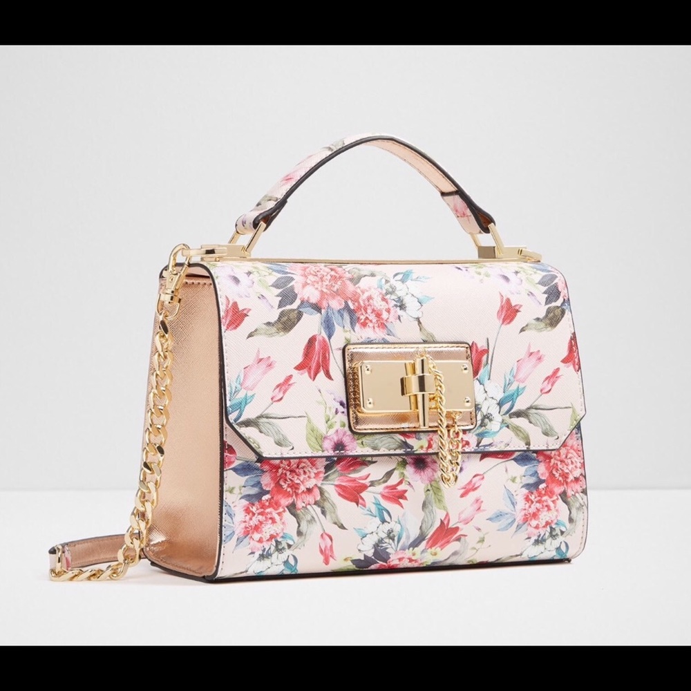 NWOT Glamorous Floral Satchel